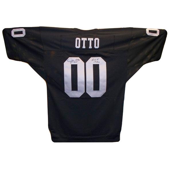 Jim Otto Autographed Jersey Authentic Oakland Raiders Black with ...