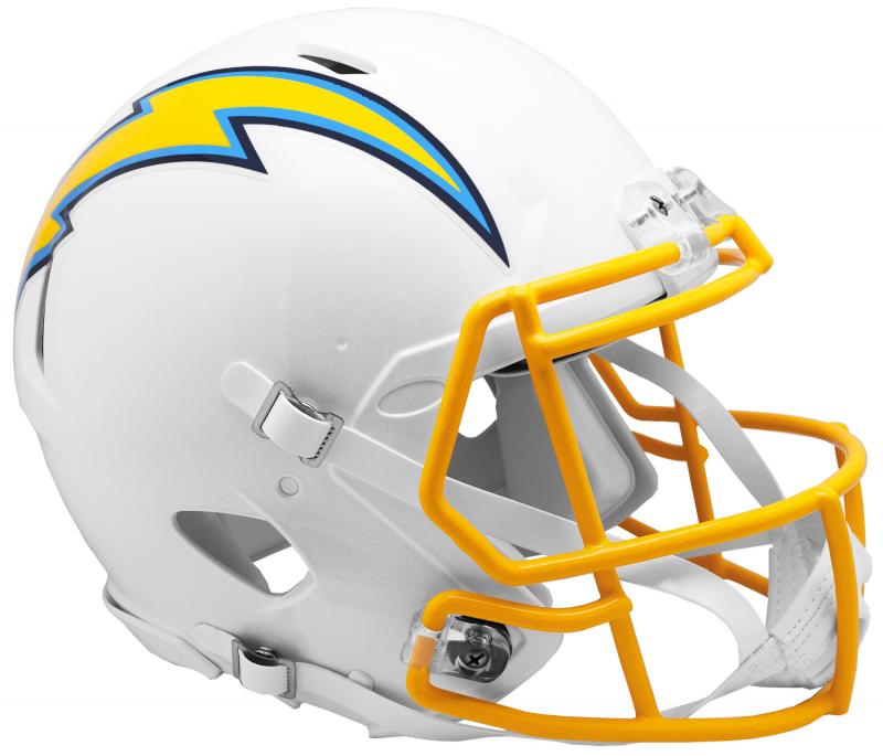New in package Los Angeles LA Chargers 2019 Logo Riddell Speed Pocket Pro Football Helmet