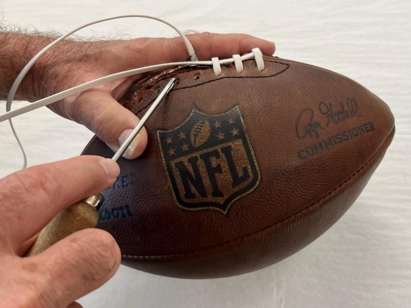 thumbnail image 2 of Football Bladder Replacement & Re-lacing Kit – Repair Your Game Ball – Fire Sale Price 2 of 4