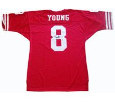 steve young autographed jersey