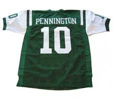 Chad Pennington Authentic New York Jets Jersey by Reebok, Green ...