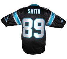 Steve Smith Authentic Carolina Panthers Jersey by Reebok, Black ...