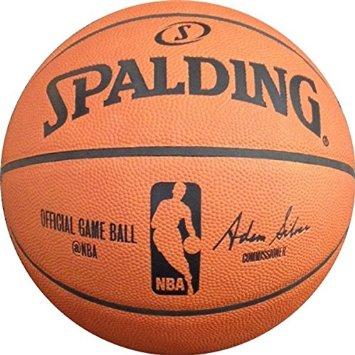 spalding silver basketball