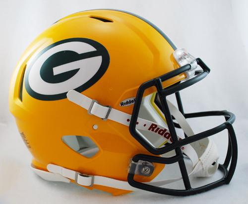 Green Bay Packers Helmet Riddell Speed 1980-Current - Login for SALE Price