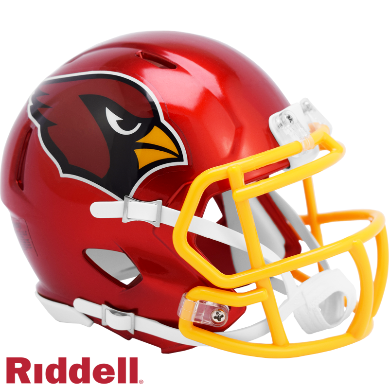 chrome alternate football helmets mini nfl cardinals Louisville Riddell Speed Helmet The helmet features a mini size Speed shell Arizona Cardinals NEW 2025 Rivalry