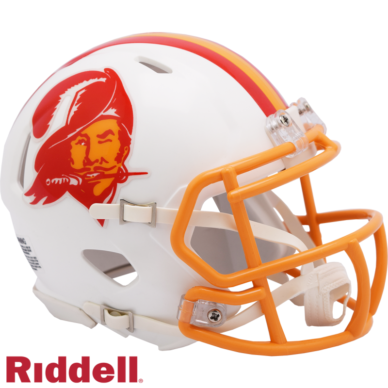 Tampa Bay Buccaneers 197696 Throwback Mini Speed Helmets Sports