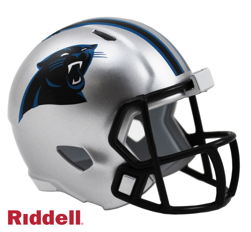 Carolina Panthers Pocket Pro Helmet by Riddell | Sports Memorabilia!