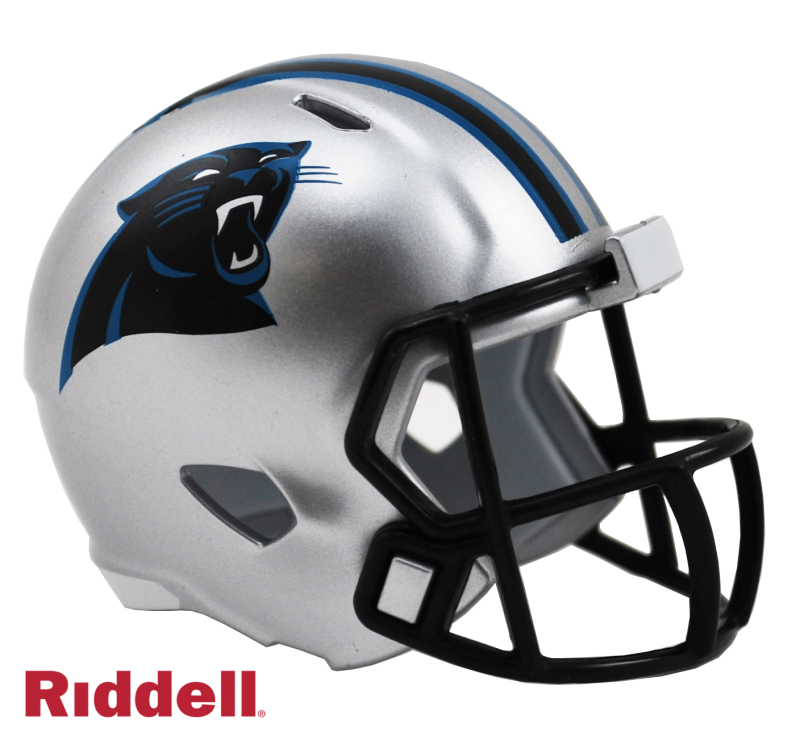 Carolina Panthers Pocket Pro Helmet by Riddell Sports Memorabilia!