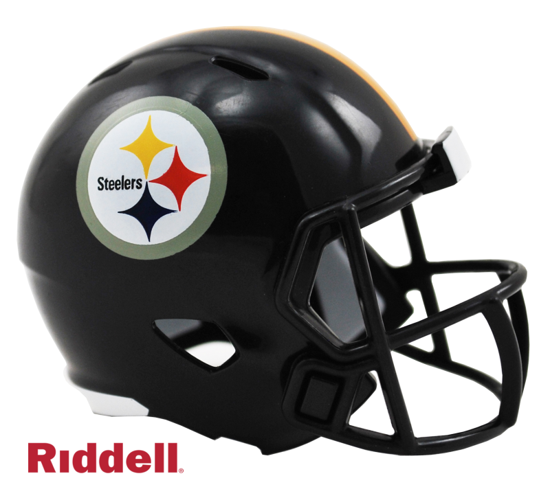 Pittsburgh Steelers Pocket Pro Helmet by Riddell Sports Memorabilia