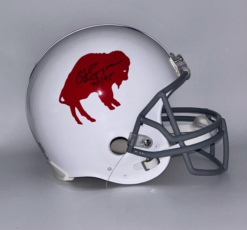 OJ Simpson Autographed Buffalo Bills Throwback Pro Line Helmet