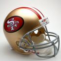 San Francisco 49ers Throwback Helmet 1964-95 Deluxe Replica Full Size by Riddell