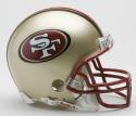 San Francisco 49ers 1996-08 Replica Mini Helmet by Riddell