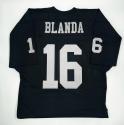 George Blanda Authentic Oakland Raiders Old Style Jersey, Black, size 48