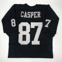 Dave Casper Authentic Oakland Raiders Old Style Jersey, Black, size 48