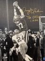 Dwight Clark San Francisco 49ers Autographed Canvas Photo