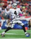 Derek Carr Autographed 8x10 Photo with "Just Win Baby! inscription #330