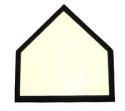 Deluxe Home Plate Official Full Size Home Plate by Schutt