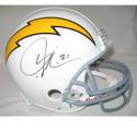 LaDainian Tomlinson San Diego Chargers White Throwback Pro Line Helmet by Riddel
