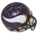 Cris Carter, Randall Cunningham & Warren Moon Autographed Minnesota Vikings Pro 