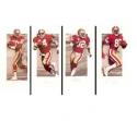 Jerry Rice, John Taylor, Ricky Watters and Tom Rathman Autographed San Francisco