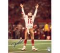 Joe Montana Autographed Photo San Francisco 49ers 16x20 #1075 