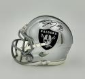 Josh Jacob Autographed Raiders Authentic Mini Helmet by Riddell