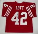 Ronnie Lott Autographed Jersey Authentic San Francisco 49ers Red