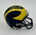 Tom Mack Autographed Michigan Mini Helmet