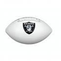 Raiders Four White Panel Footballs by Wilson