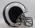 Los Angeles Rams 1965-72 Throwback Replica Mini Helmet