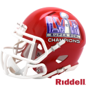 Chiefs Super Bowl 58 Champions Helmet - Speed Mini