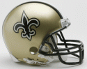 New Orleans Saints 2000-Present Replica Mini Helmet by Riddell