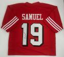 Deebo Samuel Autographed 49ers Custom Red Throwback Jersey  