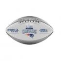 Patriots Super Bowl 53 Champions Commemorative Composite Metallic Football