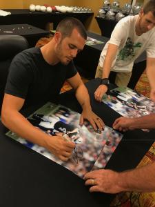 Derek Carr Autograph Session