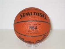 Magic Johnson Autographed NBA Mini Basketball by Spalding Image