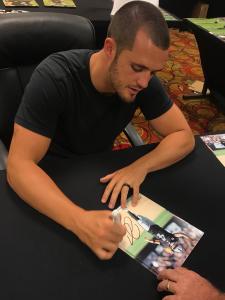 Autographed Derek Carr Photo