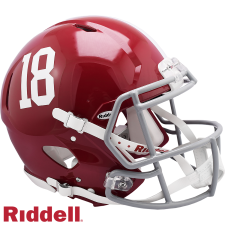 Alabama Crimson Tide #18 College Speed Helmet by Riddell
