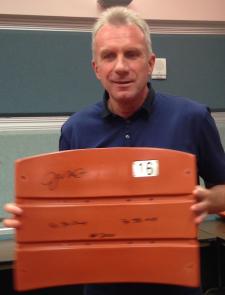 Autographed Candlestick Park Seats