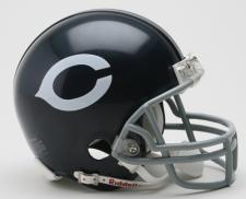 Chicago Bears 1962-73 w/Z2B Facemask Replica Mini Helmet by Riddell