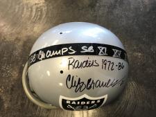 Cliff Branch Autographed Raiders Mini Helmet