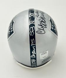 Cliff Branch Autographed Raiders Mini Helmet