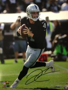 Autographed Derek Carr Photo