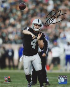 Derek Carr Autographed Raiders Photo