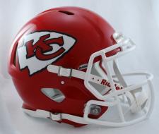 Kansas City Chiefs Helmet Riddell Speed 1974-Current