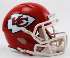 Kansas City Chiefs Mini Speed Helmets by Riddell