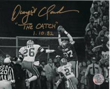 Dwight Clark The Catch Autographed Photo