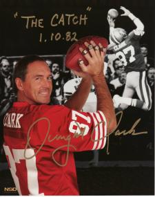 Dwight Clark The Catch Autographed Photo