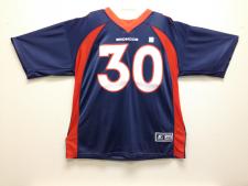 Terrell Davis Almost Authentic Broncos Jersey by Starter Navy size 48