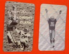 Joe Montana and Dwight Clark Hologram